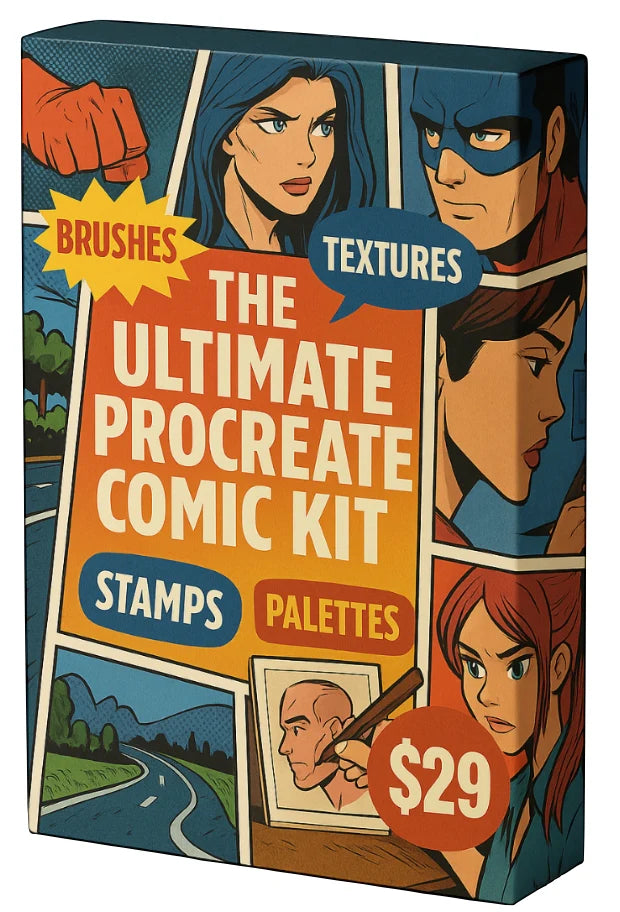 The Ultimate Procreate Comic Kit